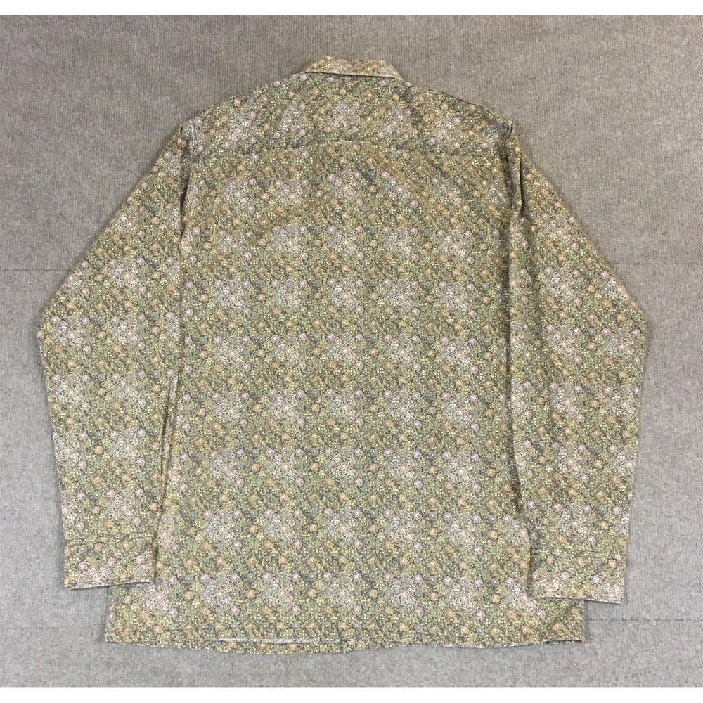 Tommy Hilfiger Denim Paisley Button Down Long Sleeve Shirt Men's Size Medium - Picture 6 of 6
